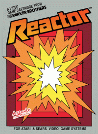 Reactor Atari 2600  box art